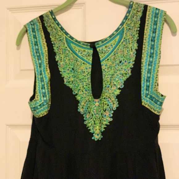 Free People Navy Fit and Flare Mini Dress - Picture 4 of 6